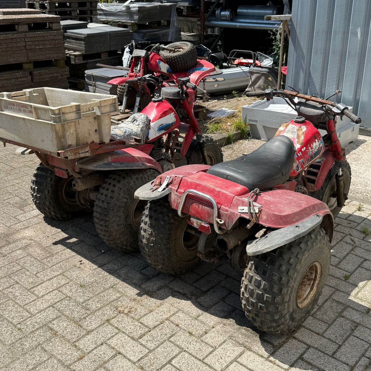 3x Kawasaki KLT160 Trike