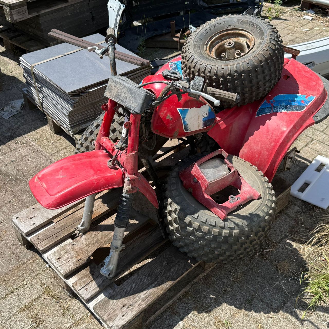 3x Kawasaki KLT160 Trike