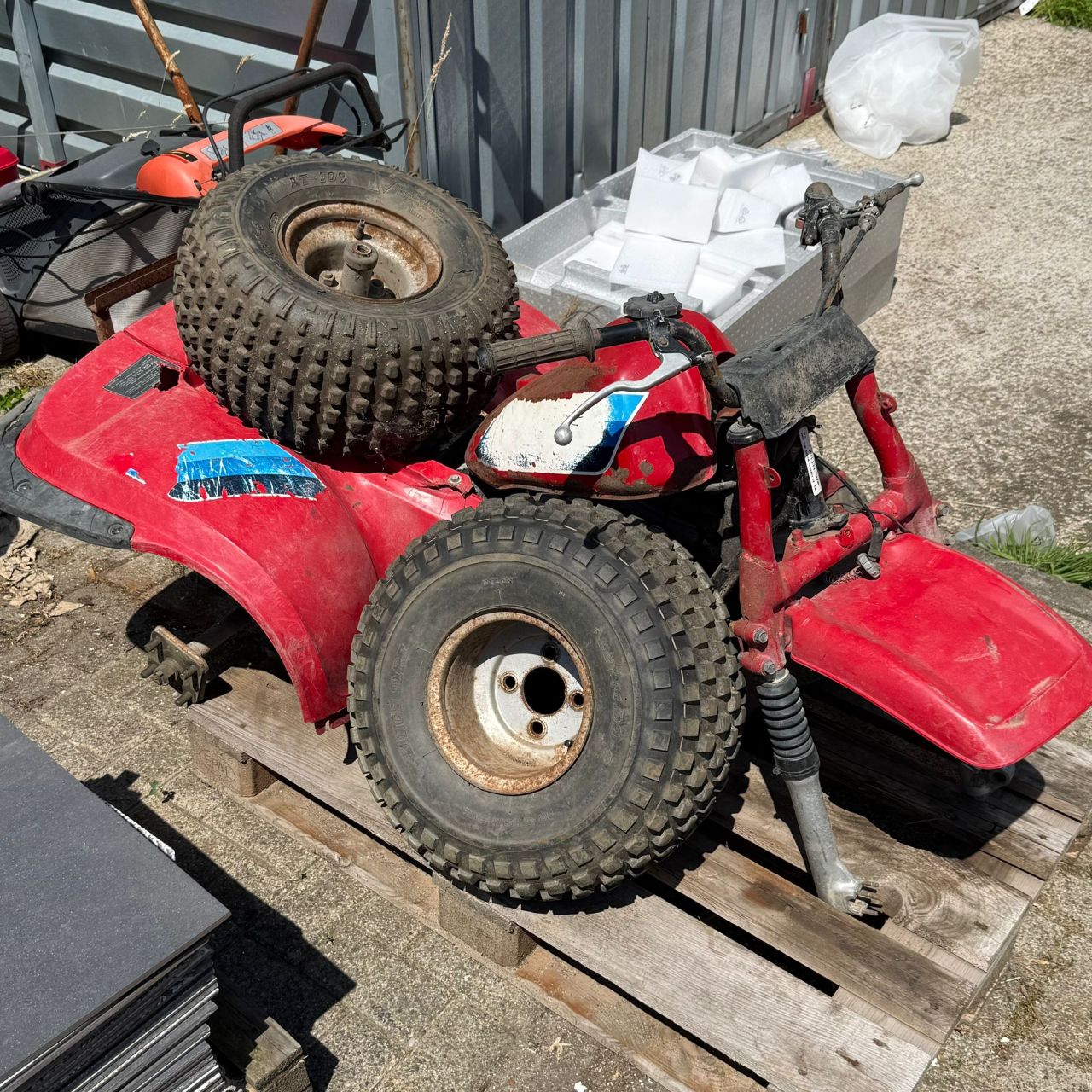 3x Kawasaki KLT160 Trike