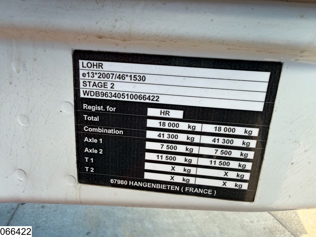 Mercedes Actros 1843 EURO 6, Retarder, Lohr