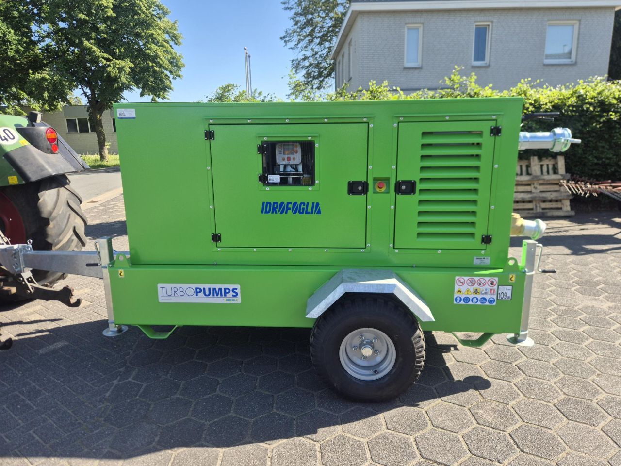 Irtec haspel 100x350m, met pompset nieuw of gebruikt