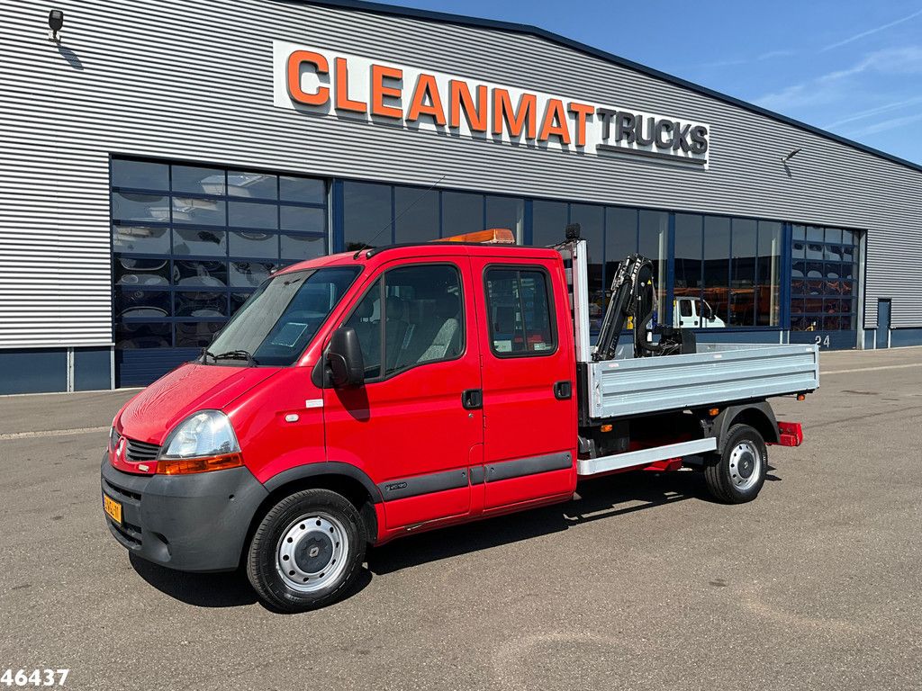 Renault Master T35 2.5 dCi DC Hiab 1,3 Tonmeter laadkraan