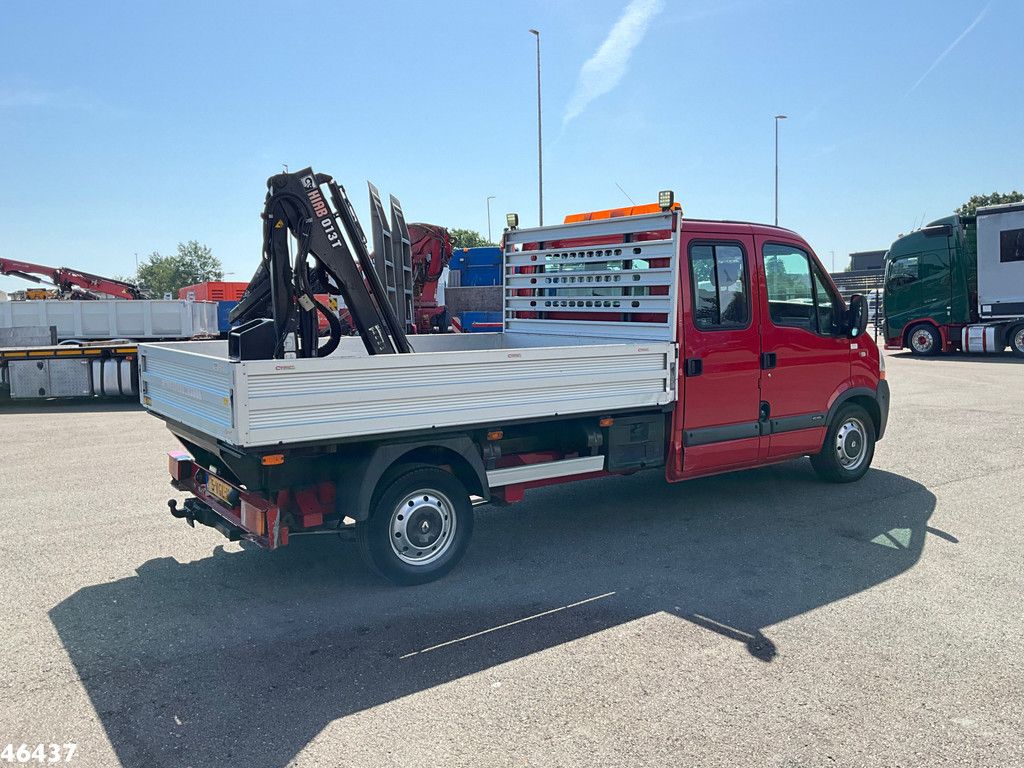 Renault Master T35 2.5 dCi DC Hiab 1,3 Tonmeter laadkraan