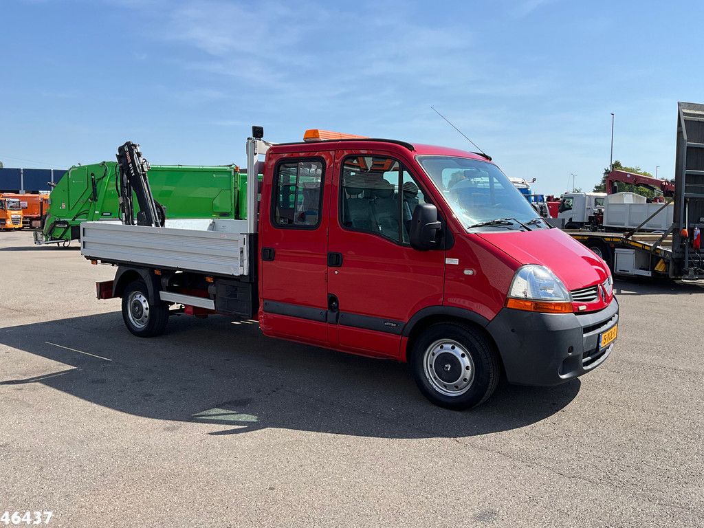 Renault Master T35 2.5 dCi DC Hiab 1,3 Tonmeter laadkraan