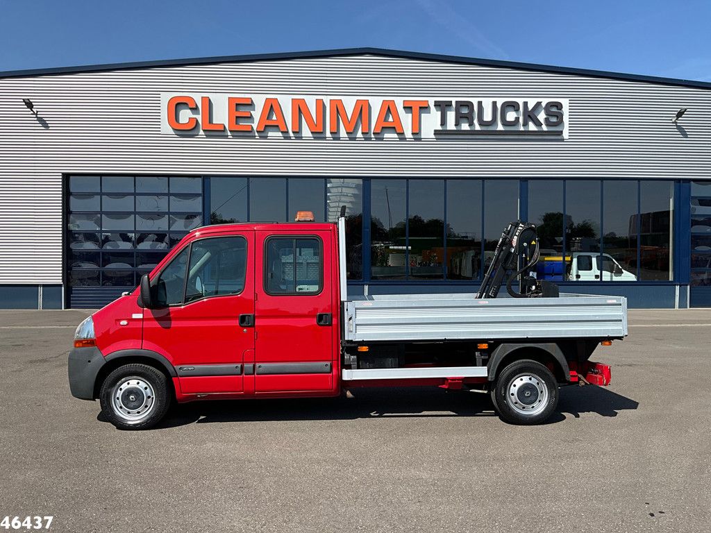 Renault Master T35 2.5 dCi DC Hiab 1,3 Tonmeter laadkraan