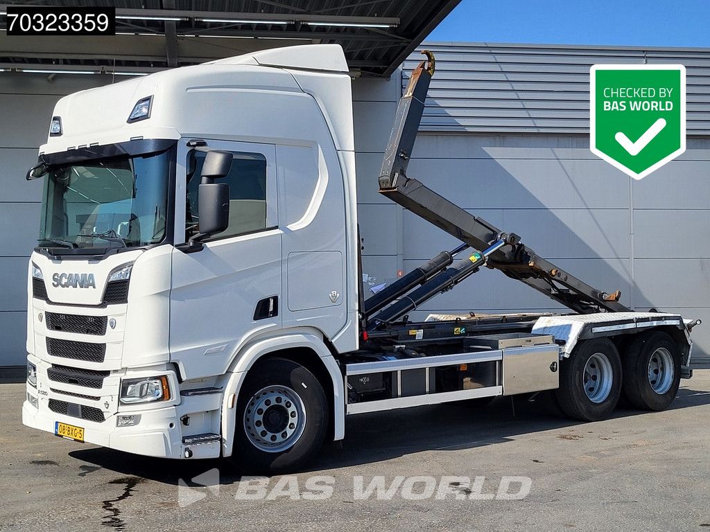 Scania R R580 6X2 NL-Truck JOAB L20-5750 containersystem Lift-axle Retarder Euro 6