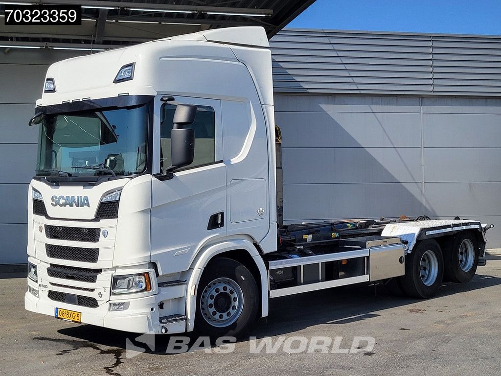 Scania R R580 6X2 NL-Truck JOAB L20-5750 containersystem Lift-axle Retarder Euro 6