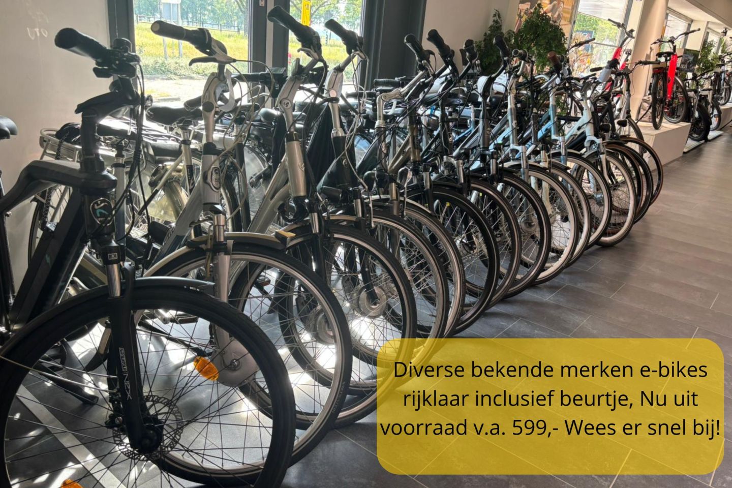 Elektrische fiets damesfiets herenfiets E-Bike z.g.a.n