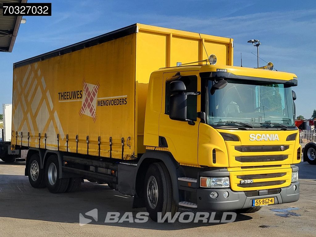 Scania P P320 6X2 NL-truck APK curtainsider Lift+steering axle Automatic Euro 6