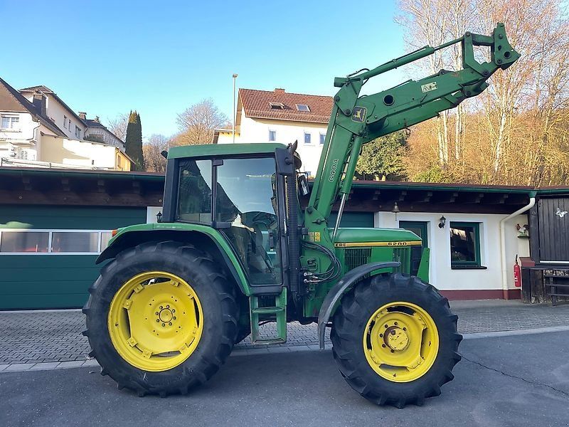 John Deere 6200 Allrad mit Frontlader TÜV 40km/h ä 6100 6300 6