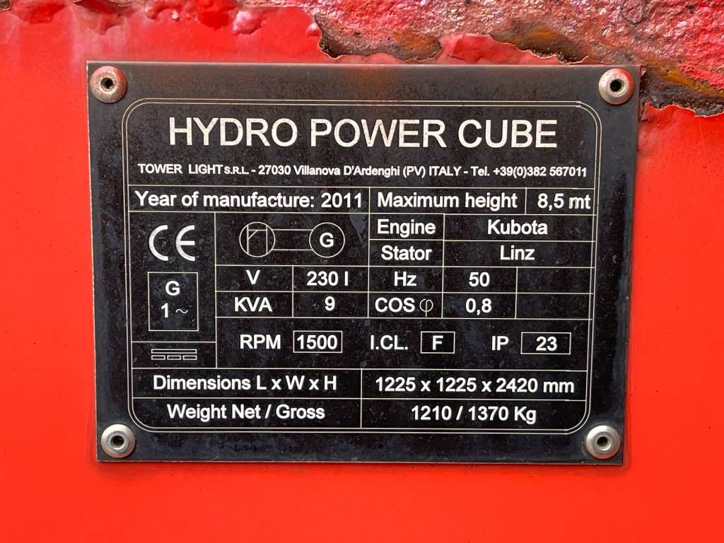 Tower Light Hydro Power Cube