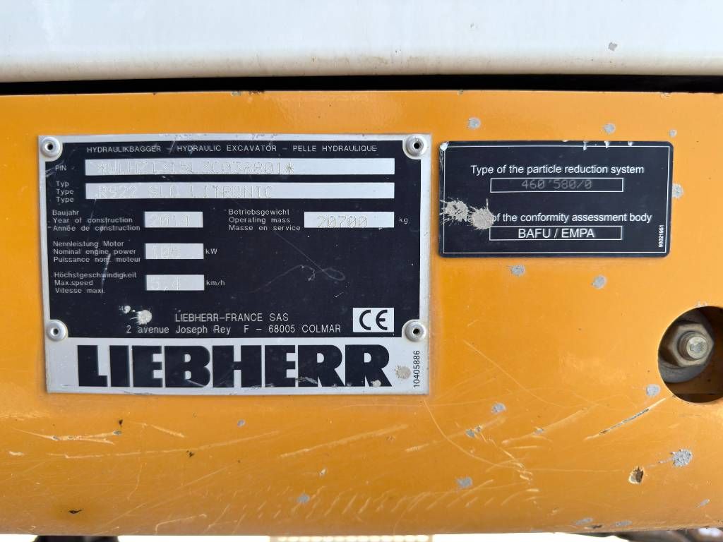 Liebherr R922 SLC