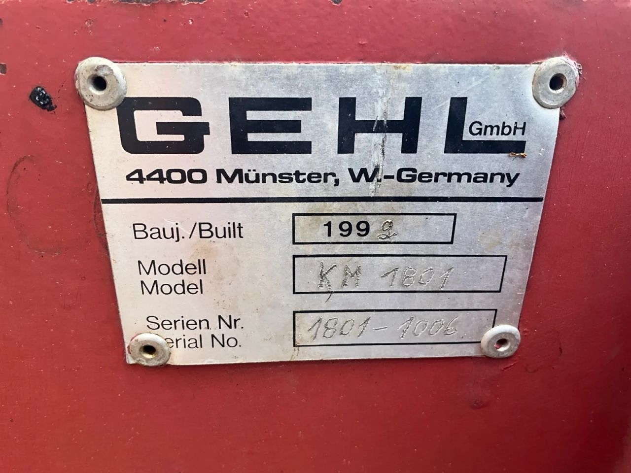 Veegmachine Giant / Eurotrac
