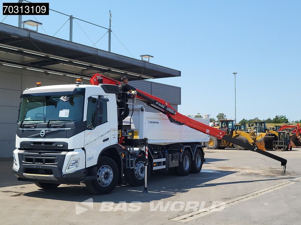 Volvo FMX FMX 420 8X4 NEW RHD! Fassi F145Z.0.22 E-ACTIVE Crane 13m3 KH-Kipper VEB+ Euro 6