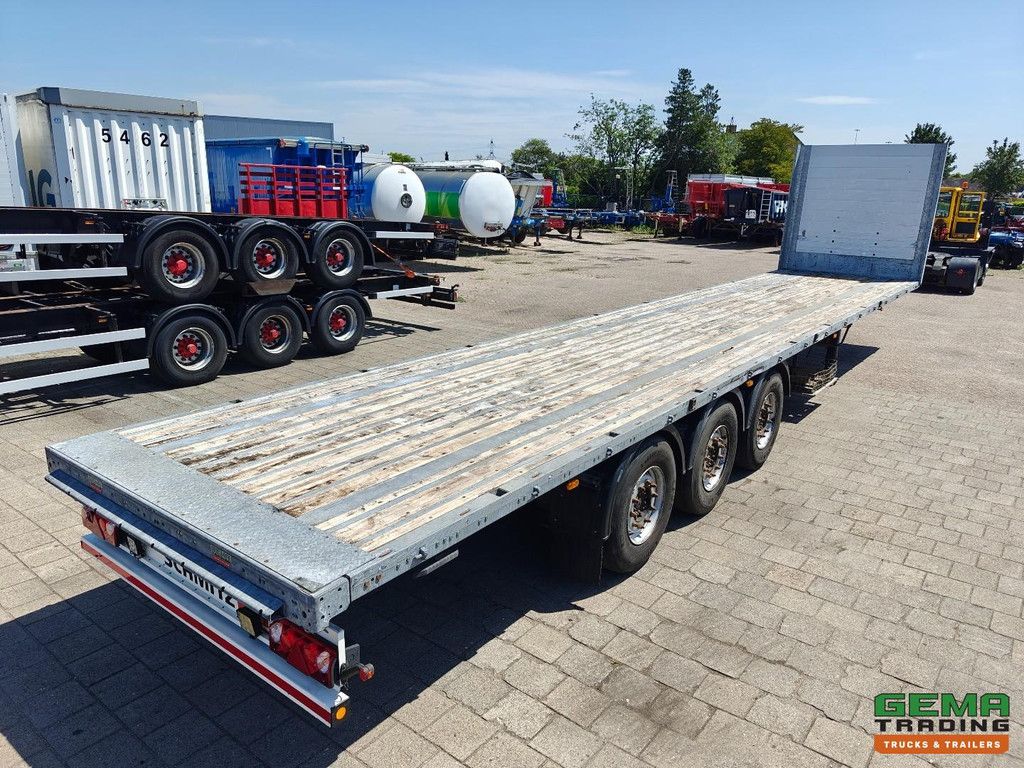 Schmitz Cargobull SCB*S3T HD platform 13.6m - HH Floor - Galvanized - Stake pockets - Lift Axle - Schmitz Axles Disc Brake - 09/2026 MOT