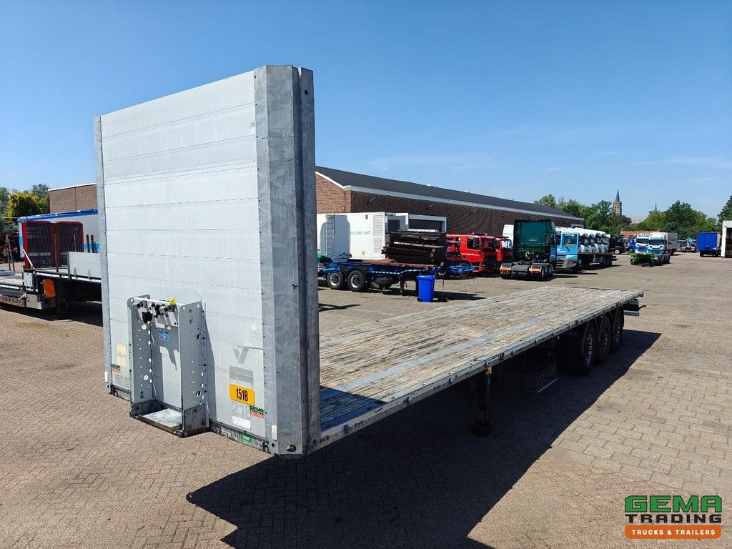 Schmitz Cargobull SCB*S3T HD platform 13.6m - HH Floor - Galvanized - Stake pockets - Lift Axle - Schmitz Axles Disc Brake - 09/2026 MOT
