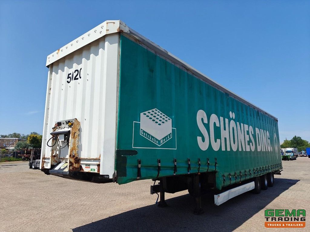 Krone SD Sliding curtains 13.6 - Semi-low loader - Pop-up roof - BPW axles drum brake