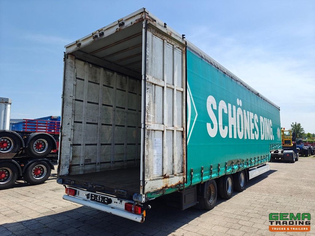 Krone SD Sliding curtains 13.6 - Semi-low loader - Pop-up roof - BPW axles drum brake