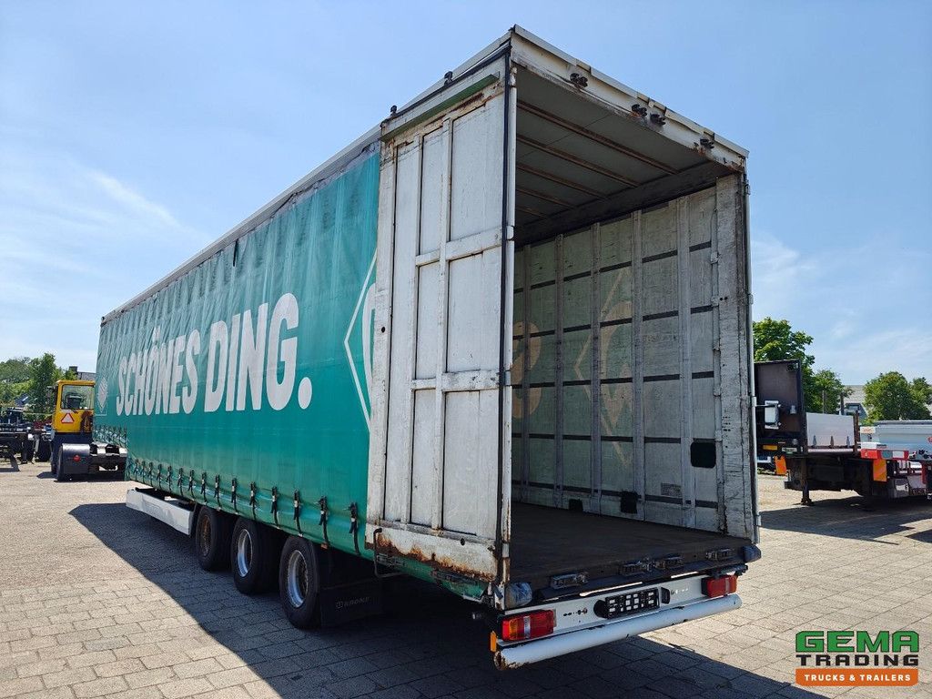 Krone SD Sliding curtains 13.6 - Semi-low loader - Pop-up roof - BPW axles drum brake