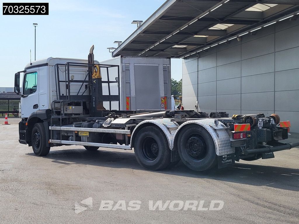 Mercedes Antos 2543 6X2 Marrel 18t Hooklift Retarder Lift+Steering Axle Euro 6
