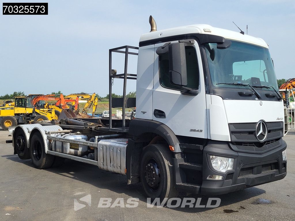 Mercedes Antos 2543 6X2 Marrel 18t Hooklift Retarder Lift+Steering Axle Euro 6