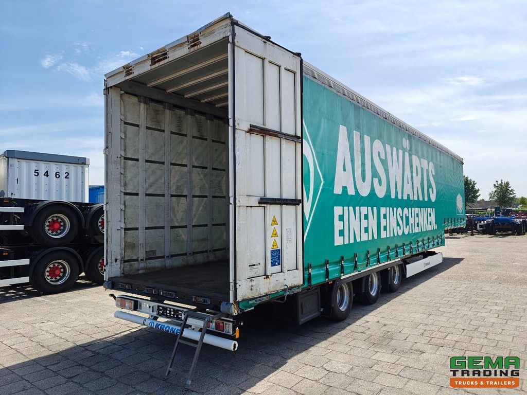Krone SD Curtain-sided Semi-Low Loader 13.6m - Pop-up Roof - BPW Assen Drum Brake