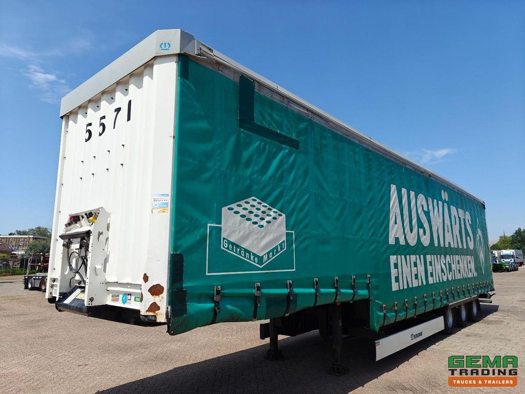 Krone SD Curtain-sided Semi-Low Loader 13.6m - Pop-up Roof - BPW Assen Drum Brake