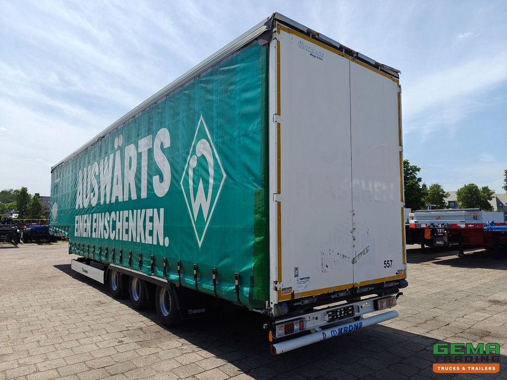 Krone SD Curtain-sided Semi-Low Loader 13.6m - Pop-up Roof - BPW Assen Drum Brake