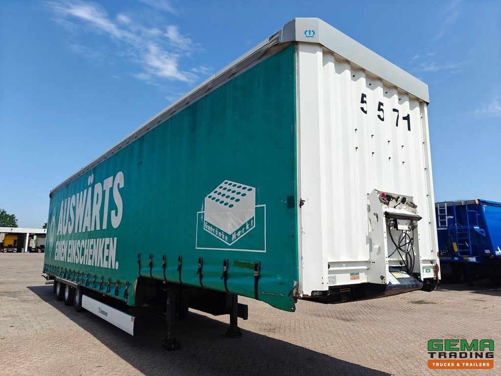 Krone SD Curtain-sided Semi-Low Loader 13.6m - Pop-up Roof - BPW Assen Drum Brake