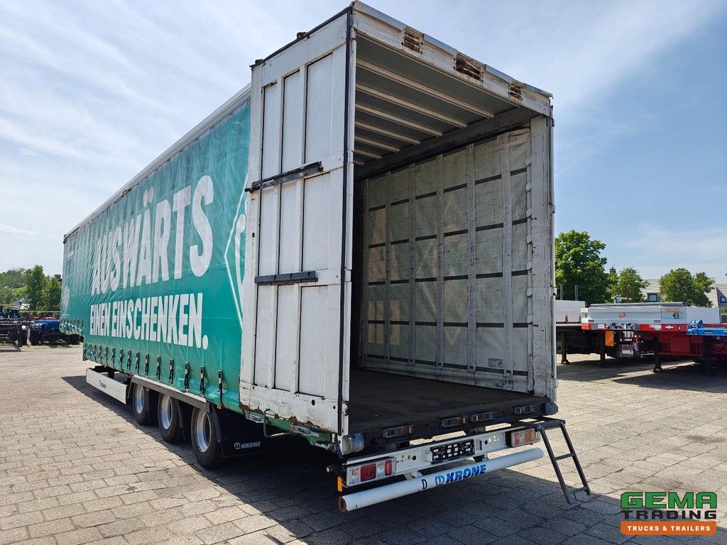 Krone SD Curtain-sided Semi-Low Loader 13.6m - Pop-up Roof - BPW Assen Drum Brake