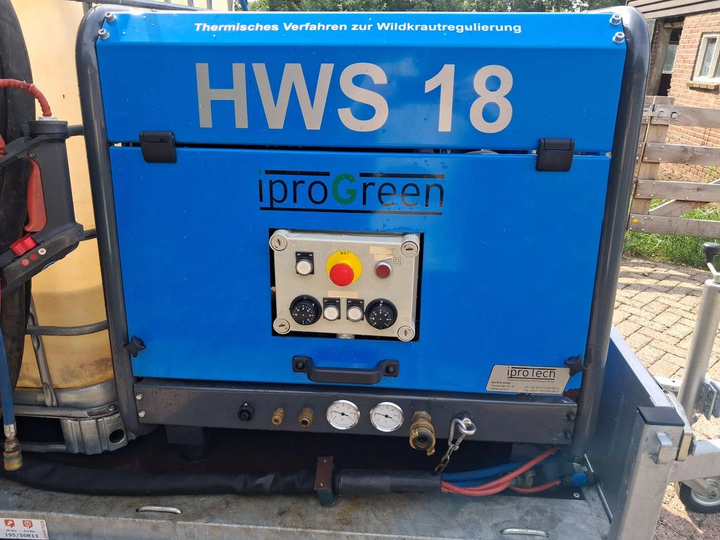 Eduard Onkruidbestrijding heetwater/stoomen HWS 18 IPOGREEN
