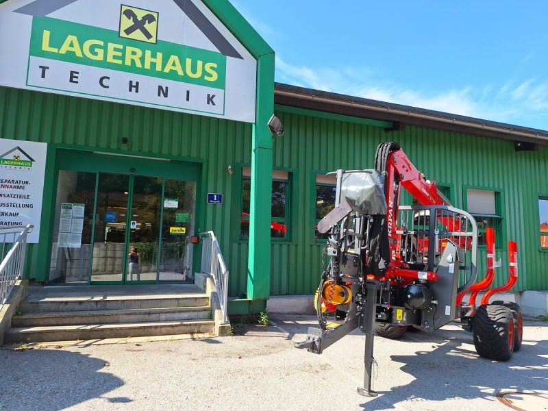 Krpan GP 8 DF mit Forstkran GD 7,6 K, pm. Bremse