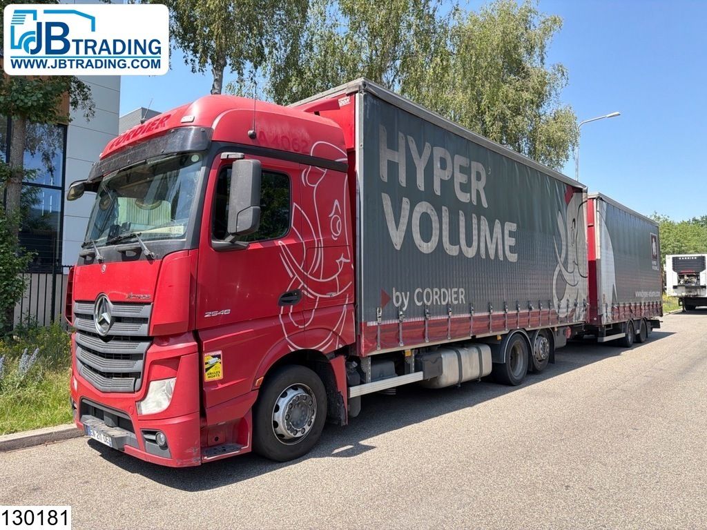 Mercedes Actros 2548 6x2, EURO 6, Lift roof, Combi