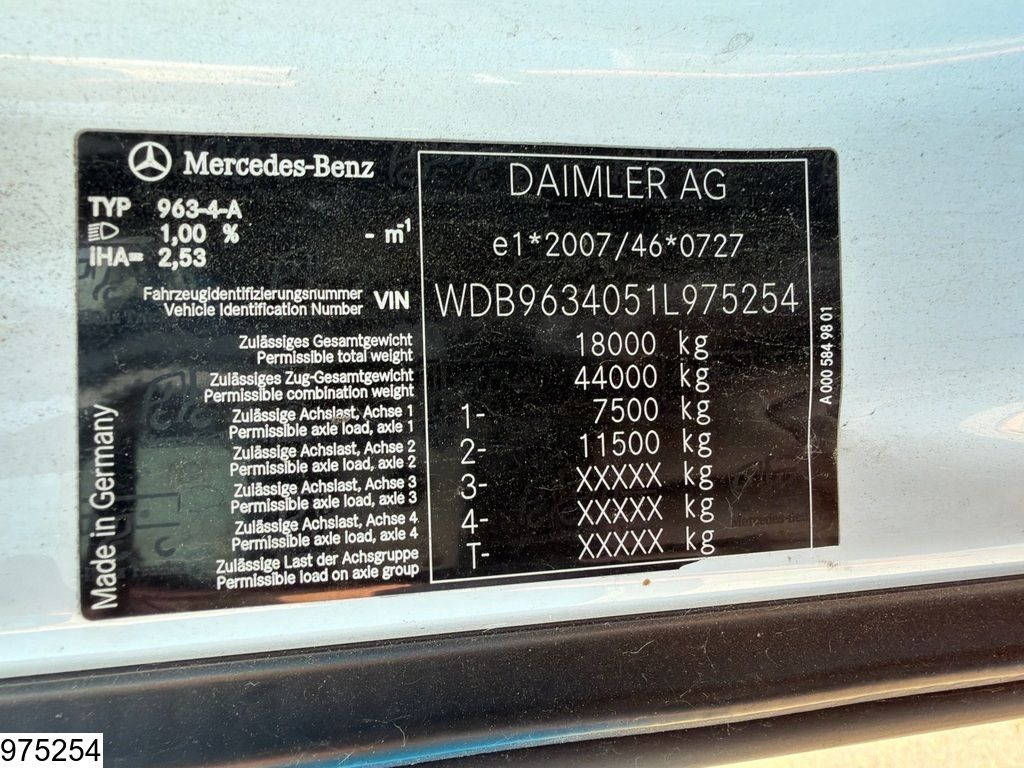 Mercedes Actros 1843 EURO 6, Retarder, Lohr