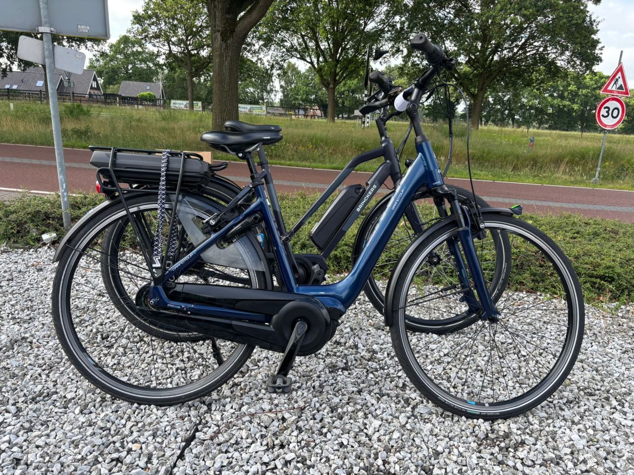 Elektrische fiets damesfiets herenfiets middenmotor gebruikt