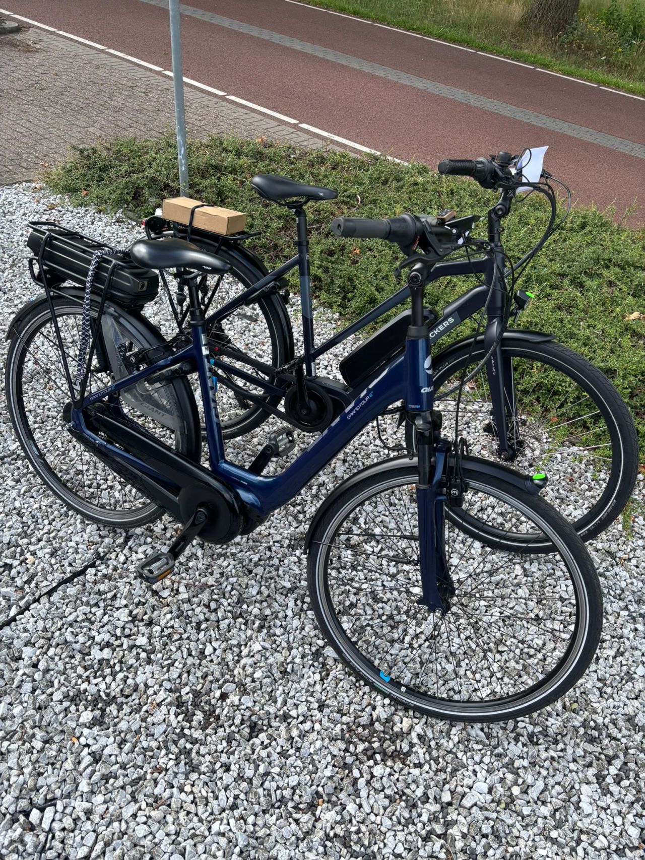 Elektrische fiets damesfiets herenfiets middenmotor gebruikt