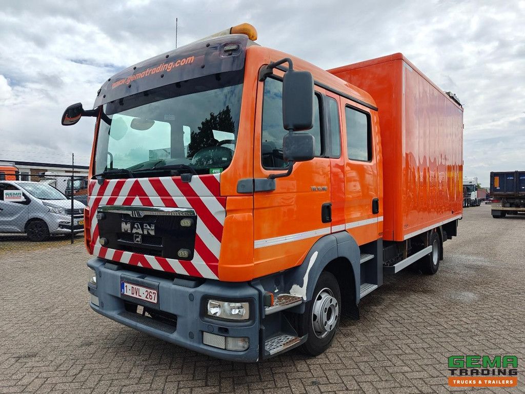 MAN TGL 10.180 4x2 Double Cab Euro5 - 4.3m AluBox - Full Steel - DOKA 6 Seats - Manual Transmission