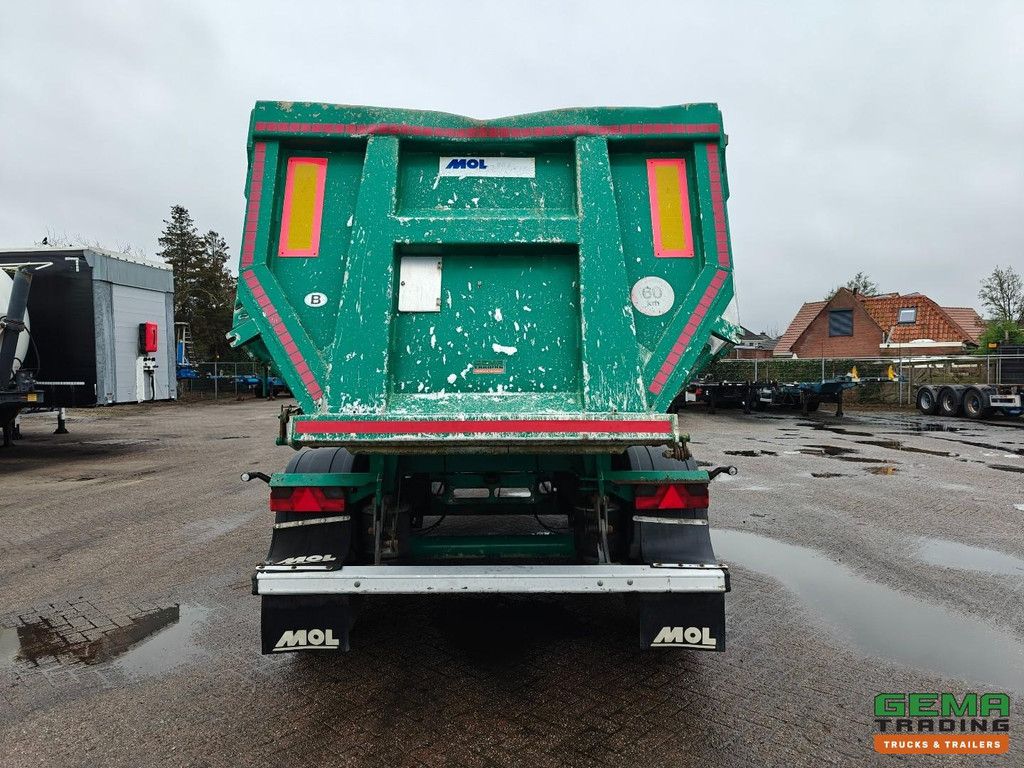 MOL MO4DAST3 3-Axle SAF - Tipper 30m³ - ALU/Steel - Disc Brakes