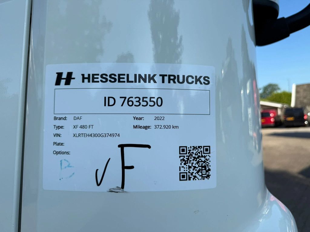 DAF XF 480 SSC Super Space 2x tank ACC LED 372.920KM!