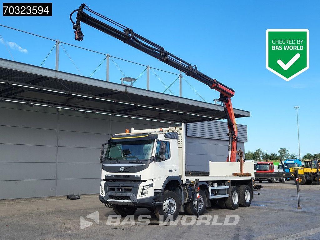 Volvo FMX 370 8X4 Palfinger PK22002-EH Kran Crane Remote VEB Automatic Euro 6