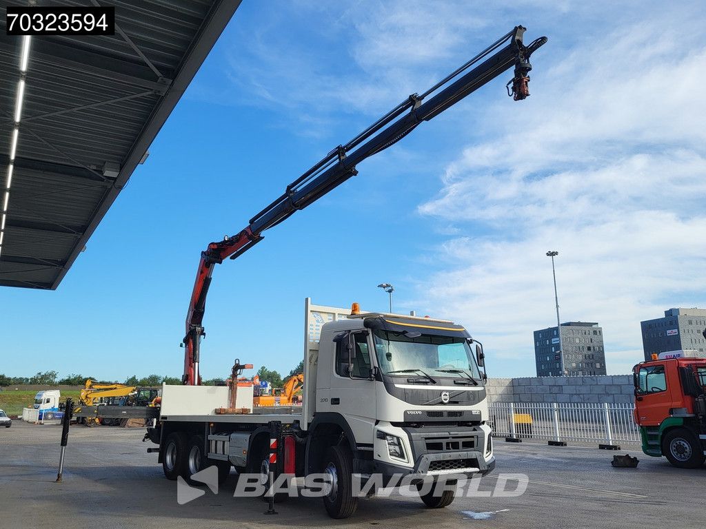 Volvo FMX 370 8X4 Palfinger PK22002-EH Kran Crane Remote VEB Automatic Euro 6