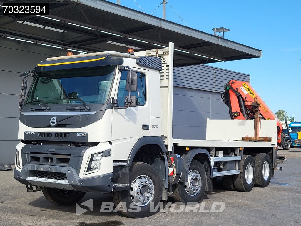 Volvo FMX 370 8X4 Palfinger PK22002-EH Kran Crane Remote VEB Automatic Euro 6