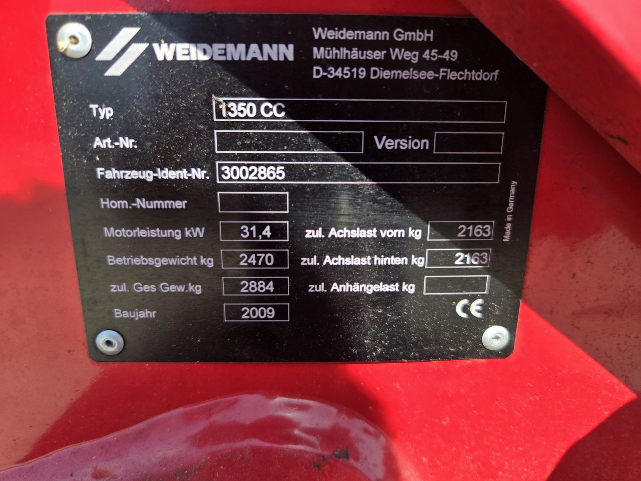 Weidemann 1350