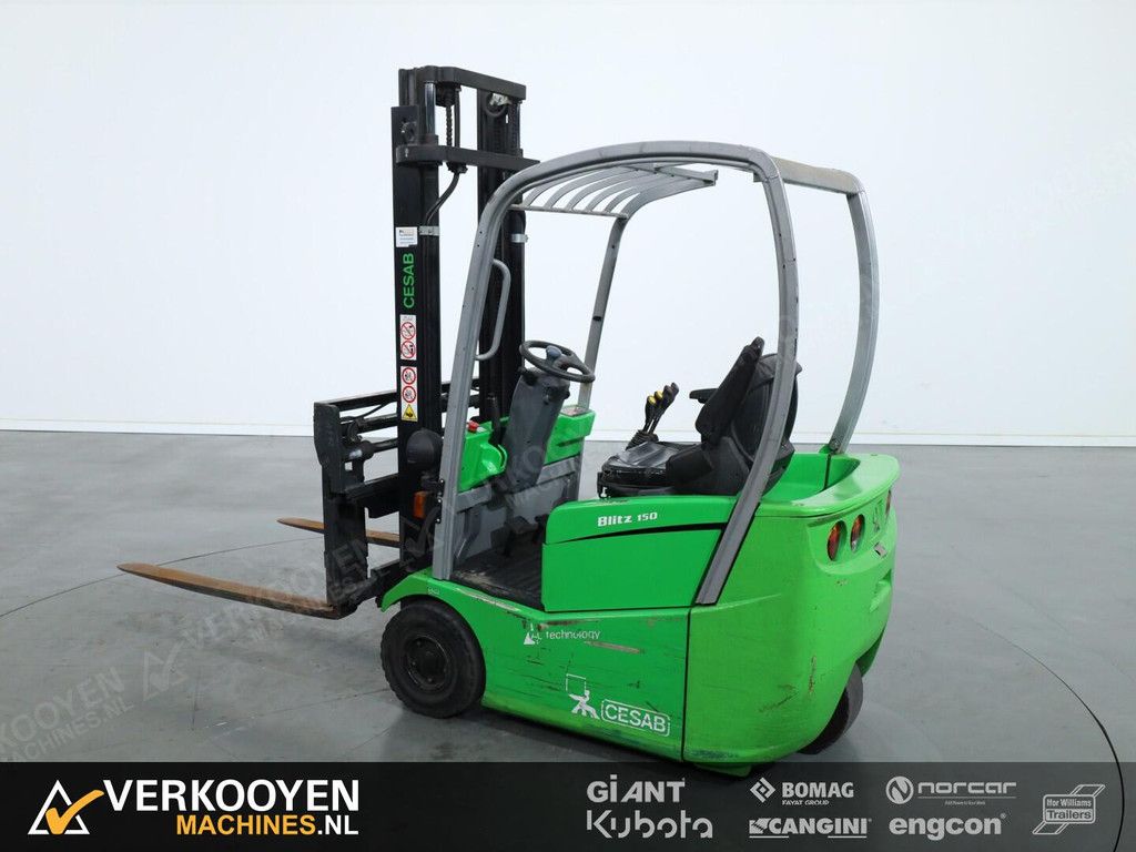 2008 Cesab Blitz 150AC Heftruck VT915 Sideshift + Forkpositioner