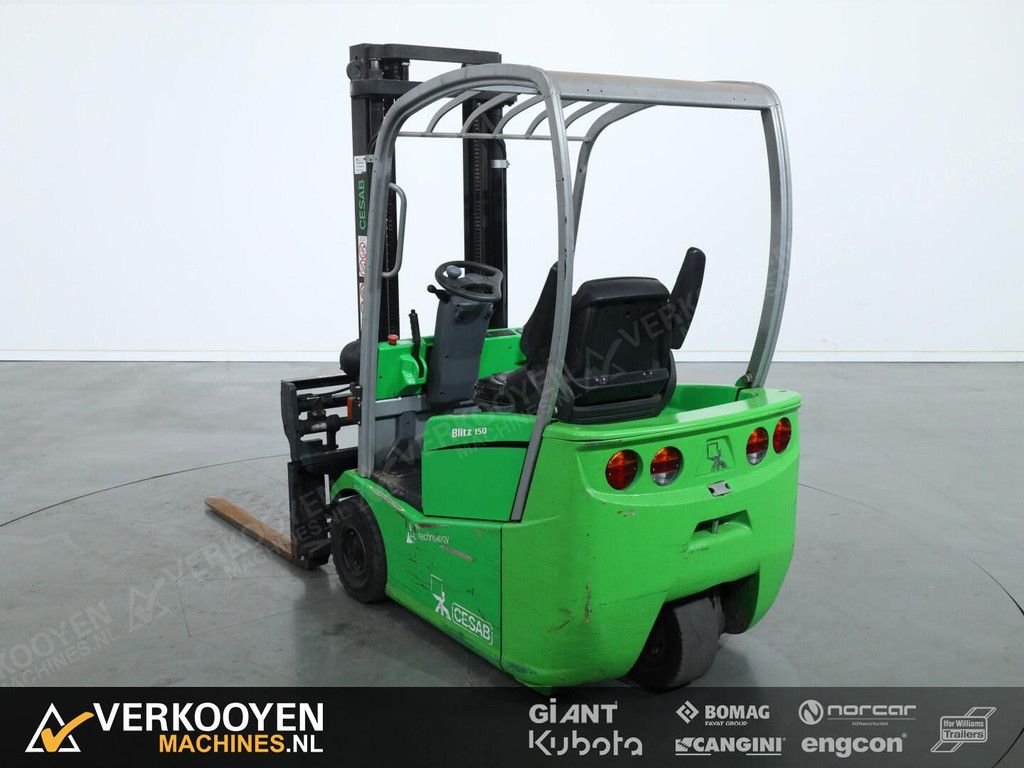 2008 Cesab Blitz 150AC Heftruck VT915 Sideshift + Forkpositioner