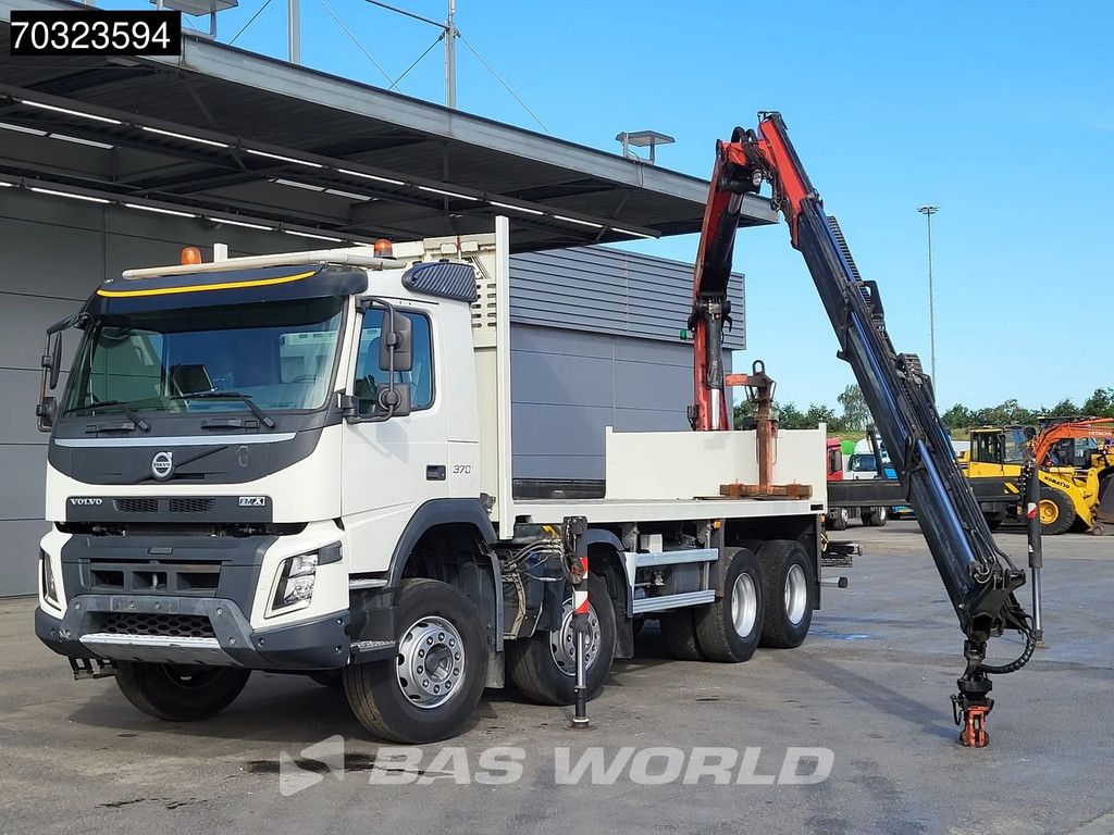 Volvo FMX 370 8X4 Palfinger PK22002-EH Kran Crane Remote VEB Automatic Euro 6