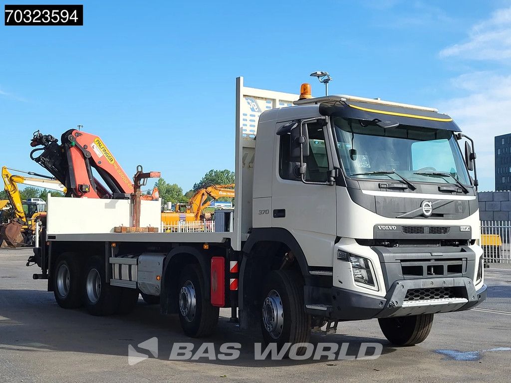 Volvo FMX 370 8X4 Palfinger PK22002-EH Kran Crane Remote VEB Automatic Euro 6