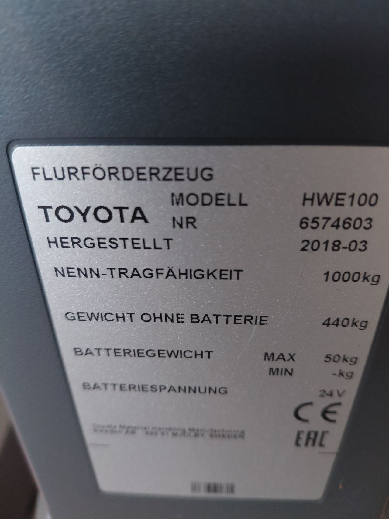 Toyota Hwe 100
