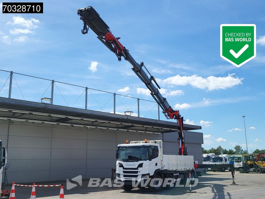 Scania G450 8X4 FASSI F710RA.2.25 Crane kran + Jib 5+6 Full Steel Big-axle Euro 6