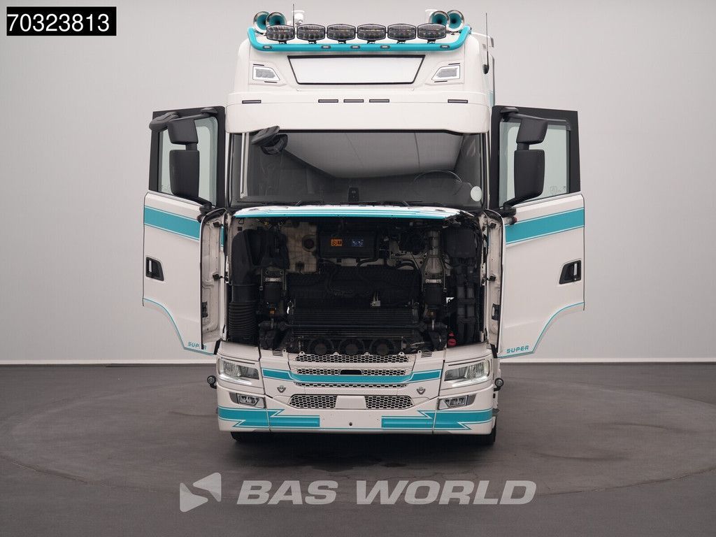 Scania S590 4X2 V8 Retarder Full-Air 2x Tanks Standklima ACC Navi Leder Alcoa's